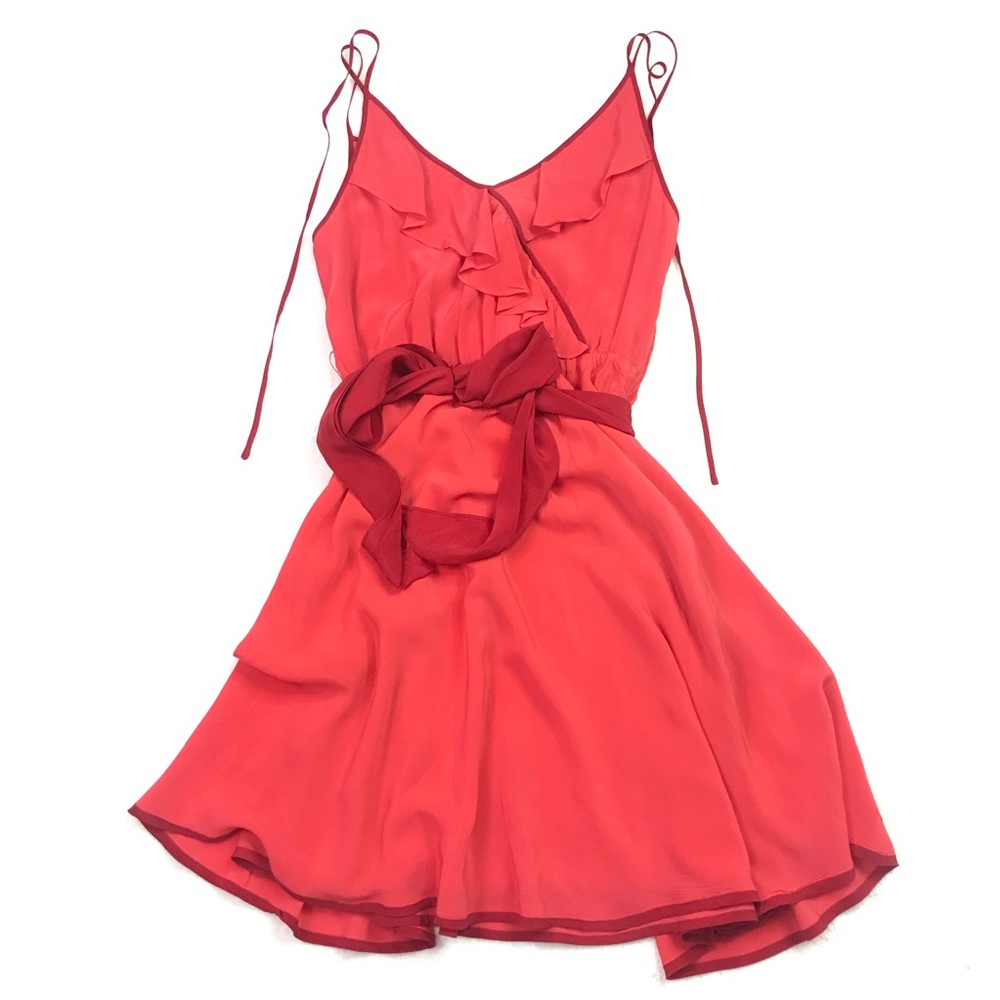 🍒🍒🍒 Anthropologie Girls From Savoy Becca Silk Dress